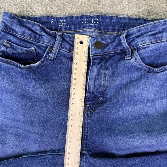 a.n.a a new approach womens high rise skinny jeans denim size 8 30x28 E682 - Picture 10 of 13